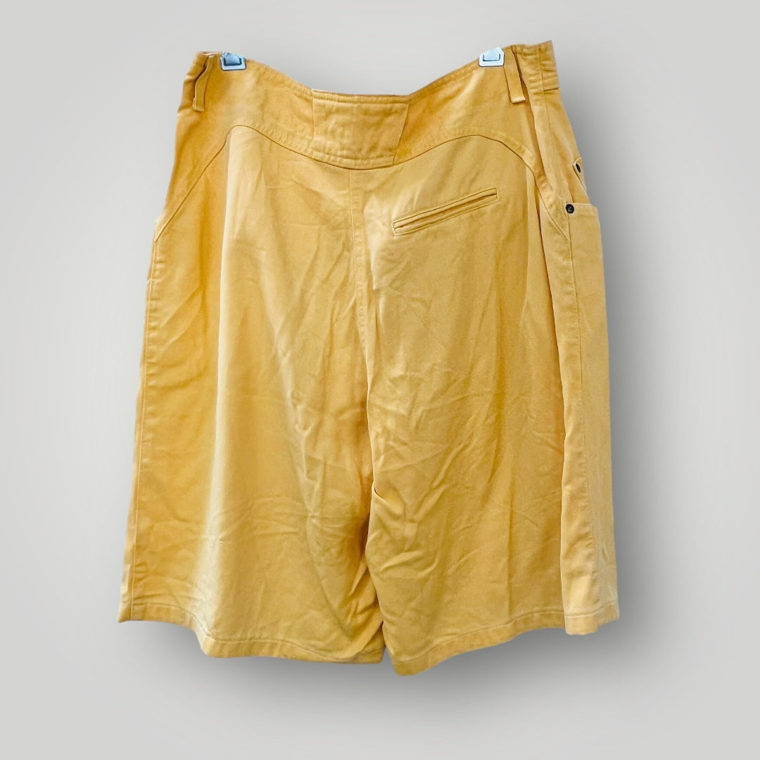 1990s nz vintage / VSSP yellow shorts / 14 / made in nz (3894815340697100560)