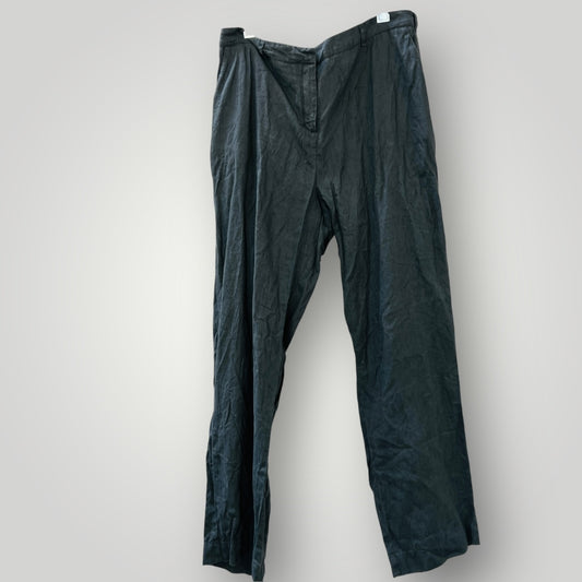 JOHN LEWIS / wide legged linen pants in grey / 14 (3894815354334874109)