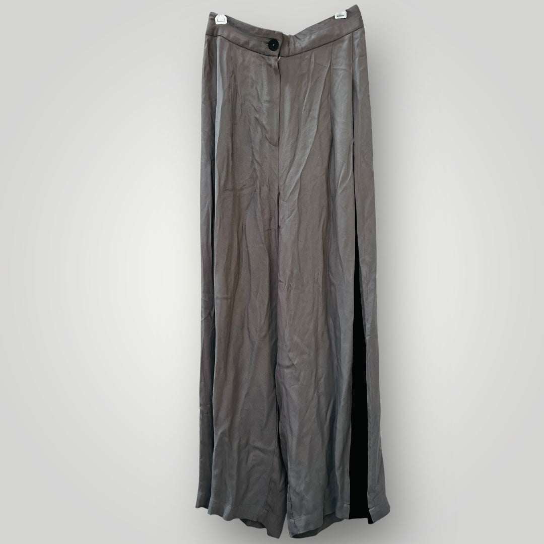 TAYLOR / wide legged pants with side stripe / 8 / made in nz (3894815357492055802)