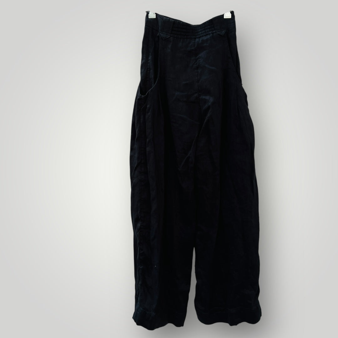 AJE / high waisted linen pants in black / s (3894815363964945371)