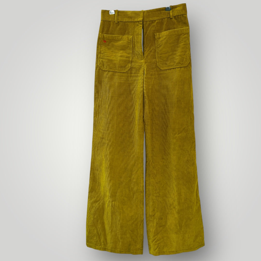 VICTORIA BECKHAM / 'alina' corduroys in chartreuse moss green / 10 (3894815377024228966)