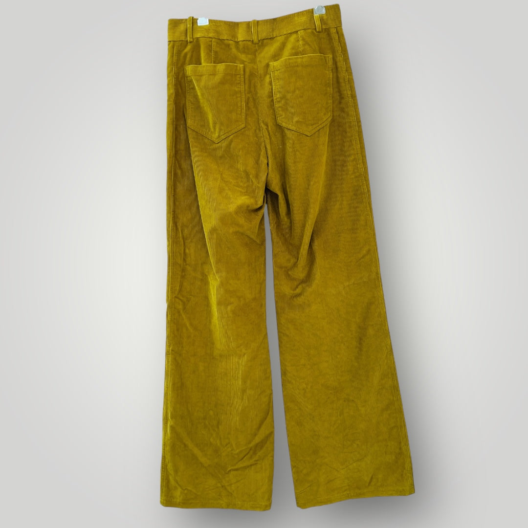 VICTORIA BECKHAM / 'alina' corduroys in chartreuse moss green / 10 (3894815378794045238)