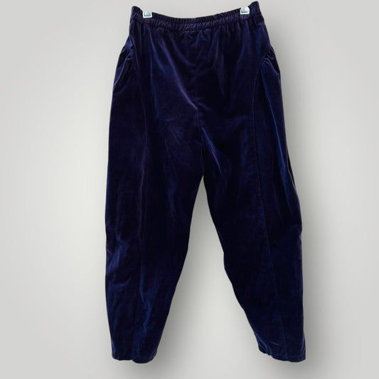 1980s vintage / purple velvet balloon pants / s (3894815382114303658)