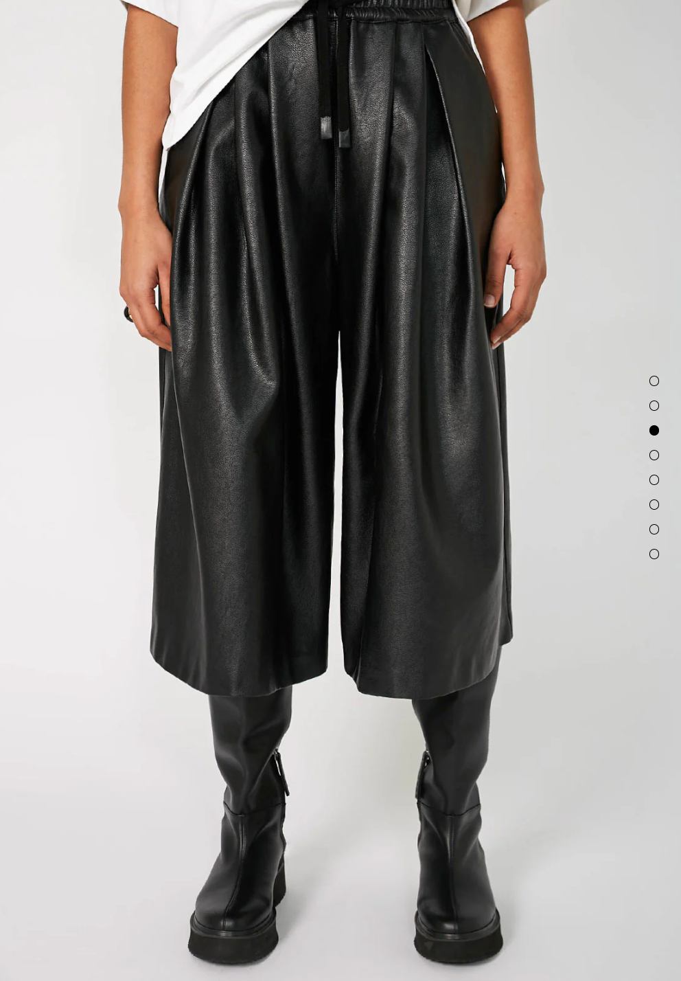 MOOCHI / 'admiral' vegan leather pants / 10 (3894873084568508124)
