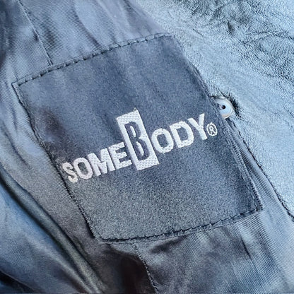 somebody / soft leather jacket / double breasted / s (3895305172537722861)