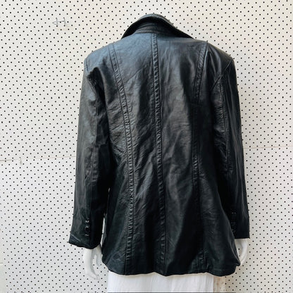 somebody / soft leather jacket / double breasted / s (3895305174194796982)