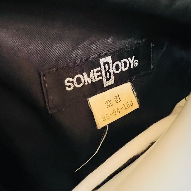 somebody / soft leather jacket / double breasted / s (3895305175795469938)
