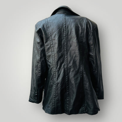 somebody / soft leather jacket / double breasted / s (3895305373828169584)