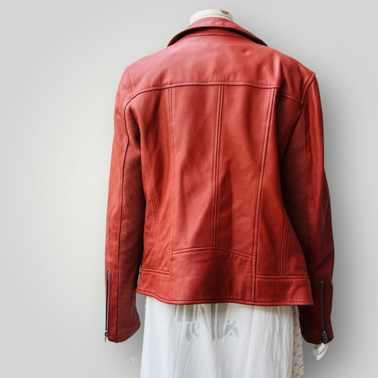 CAPTURE / brick pink leather jacket / 12 (3895305377316952976)