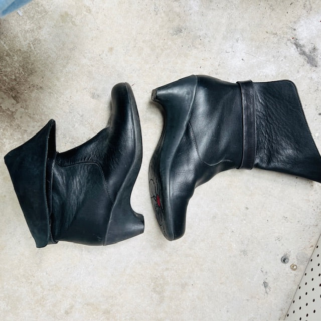 CAMPER / leather ankle boots / 39 / made in portugal (3895307850831212925)