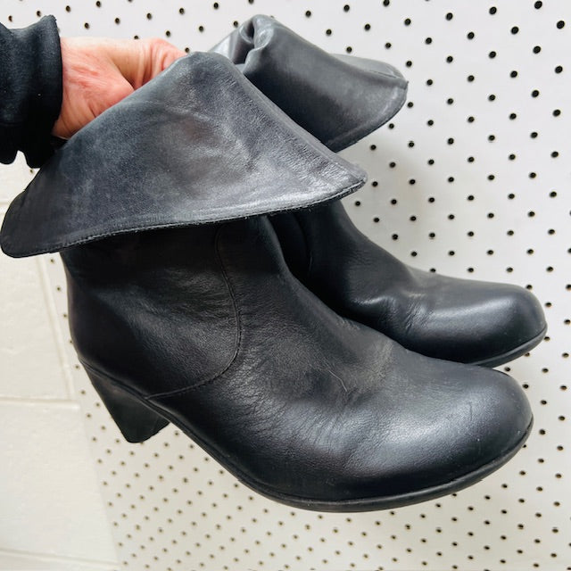 CAMPER / leather ankle boots / 39 / made in portugal (3895307852350383341)