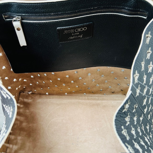 JIMMY CHOO / pimlico star tote / leather / authentic (3895307898508106392)