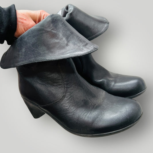 CAMPER / leather ankle boots / 39 / made in portugal (3895308144986416178)