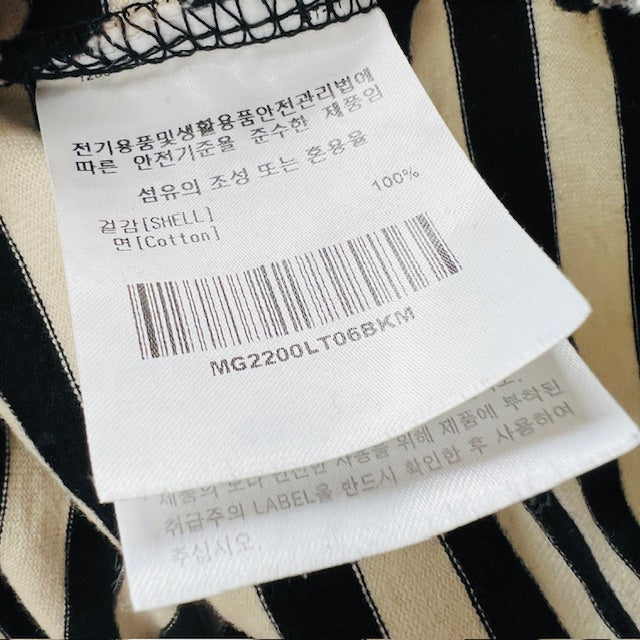 MARK GONZALES / logo striped longsleeved shirt / m (3895387168970174466)