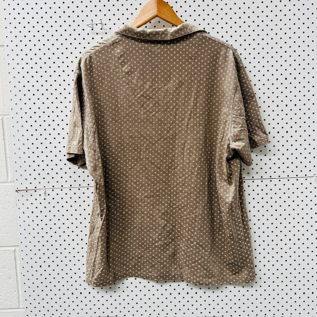 CUTLER + CO/ patterned shortsleeved polo / 2xl (3895387185700244240)