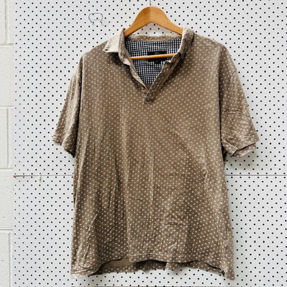 CUTLER + CO/ patterned shortsleeved polo / 2xl (3895387191979087010)
