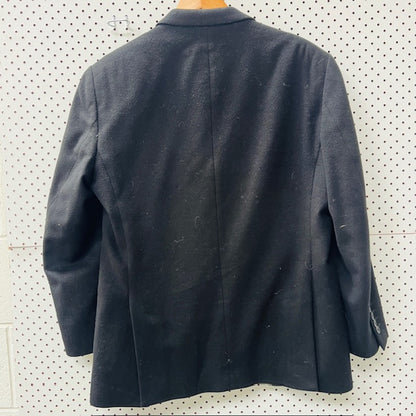 KENT & LLOYD / black cashmere blazer / L (3895387203309777227)