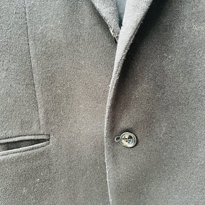 KENT & LLOYD / black cashmere blazer / L (3895387209573001694)