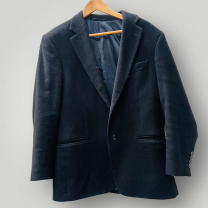 KENT & LLOYD / black cashmere blazer / L (3895387431468829541)