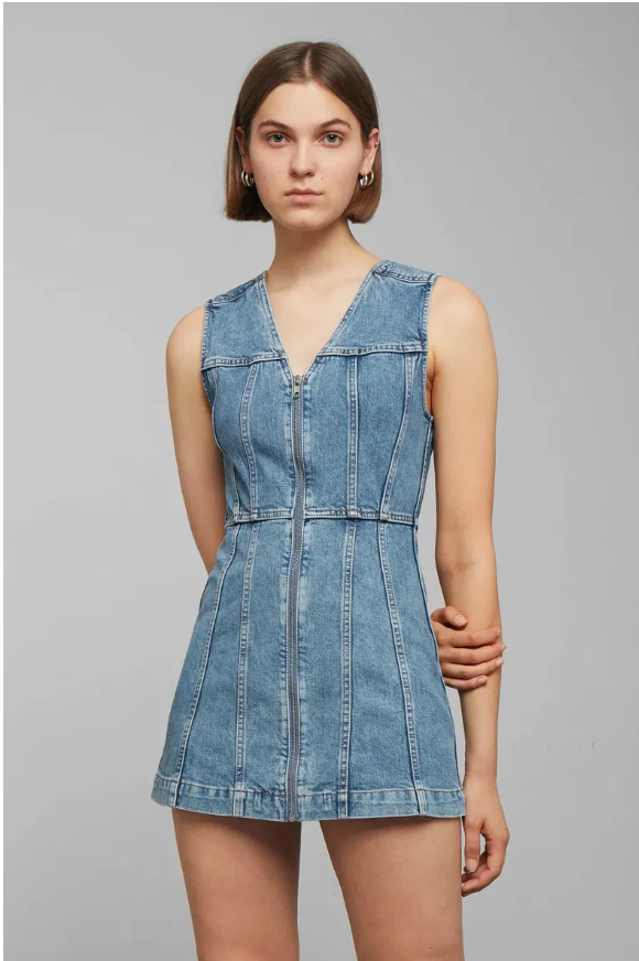 WEEKDAY / day denim dress / s (3895466596096447611)