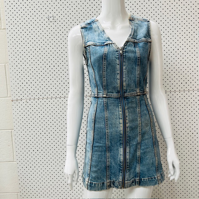 WEEKDAY / day denim dress / s (3895478061655134282)
