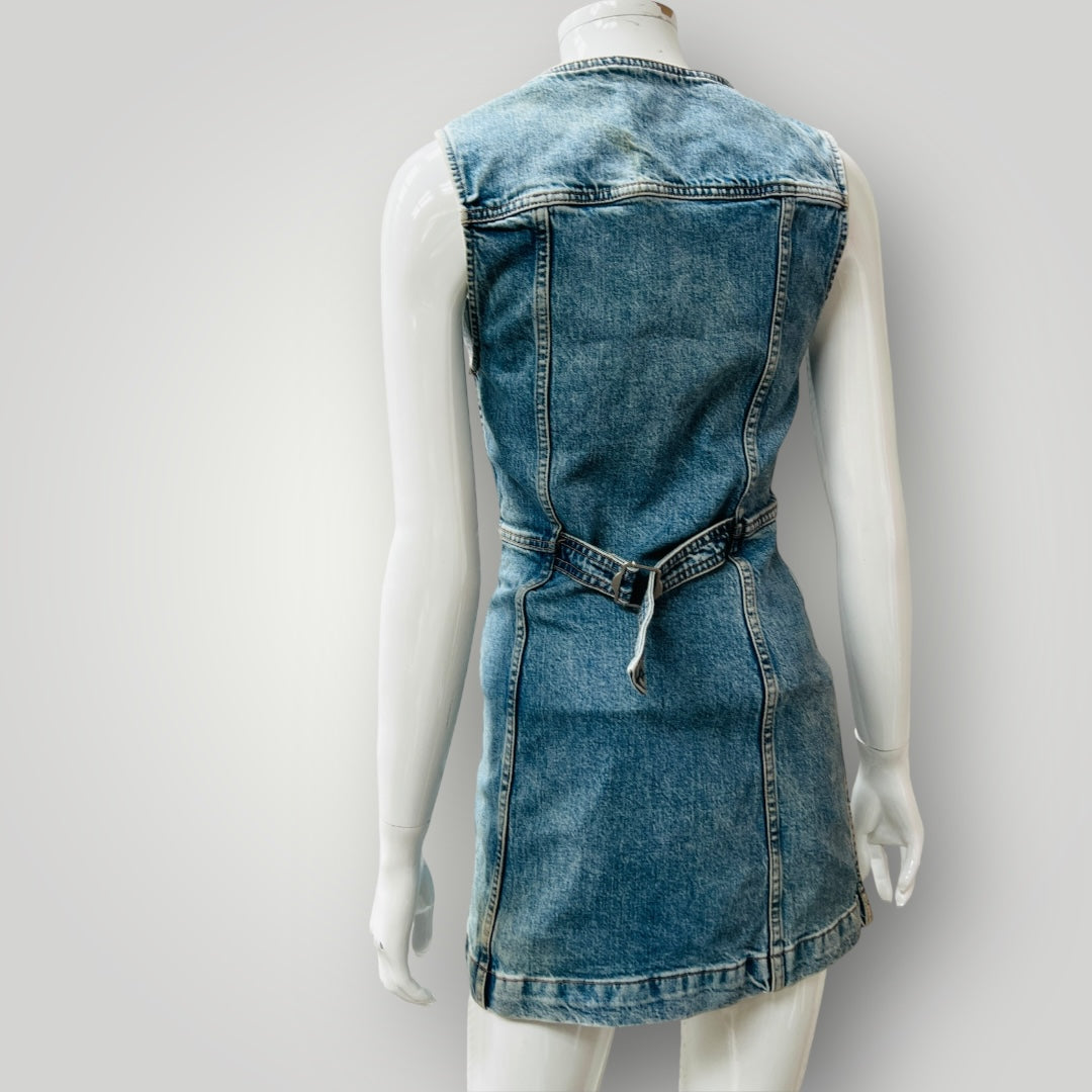 WEEKDAY / day denim dress / s (3895478343683849527)