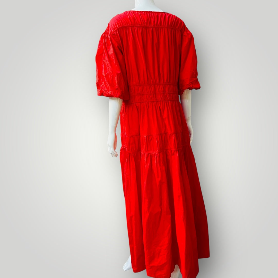Showpo / Mellie Midi Dress in bright red / 16 (3895559504668114865)