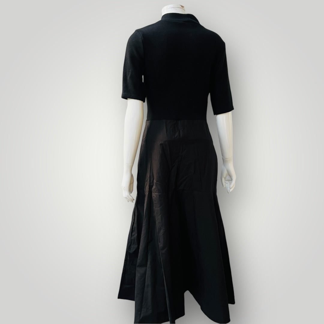 ZARA / dress with fitted top and flared skirt / m (3895559525247614499)