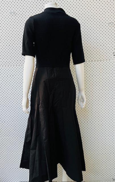 ZARA / dress with fitted top and flared skirt / m (3895561728320567577)