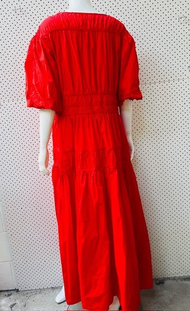 Showpo / Mellie Midi Dress in bright red / 16 (3895574502576340807)