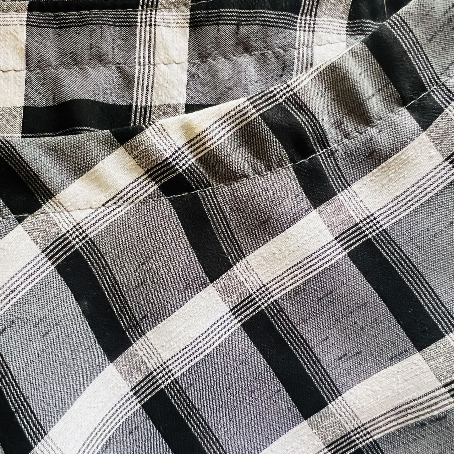 1980s nz vintage / KAMA SILHOUET / plaid dress / 12 (3895651698361984658)