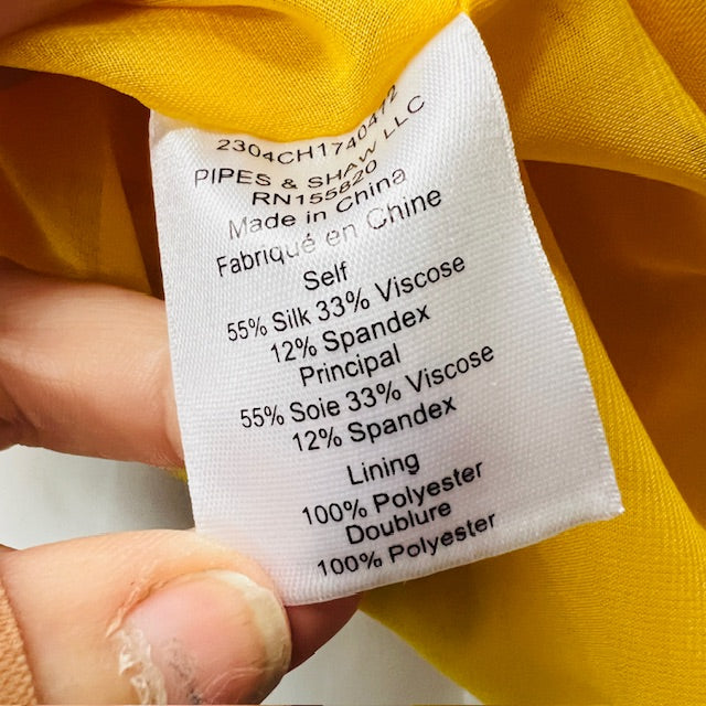 VERONICA BEARD / stewart sunset silk top / s (3895653167109951932)