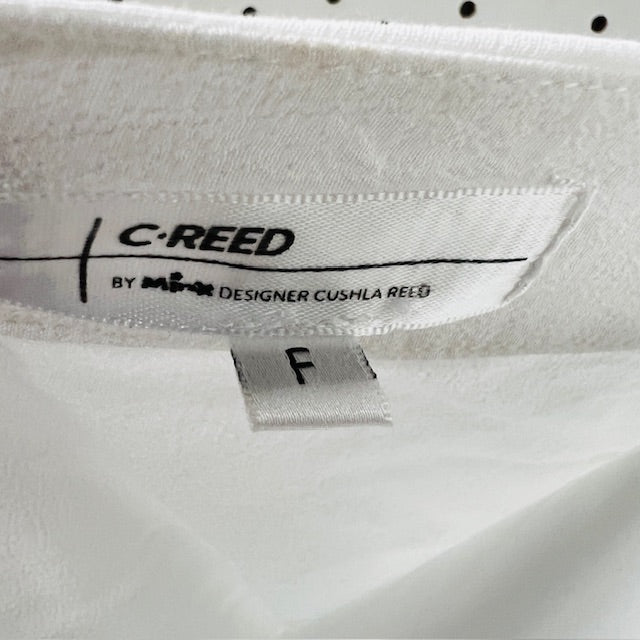 C REED / MINX / oversized crisp white top / free size (3895653178847366183)