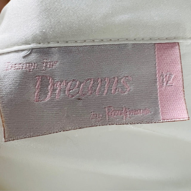 1990s vintage sleepwear / satin shirt with lace trim / m (3895653220959665033)