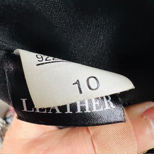 MAX / black leather jacket / 10 (3895653247164352560)