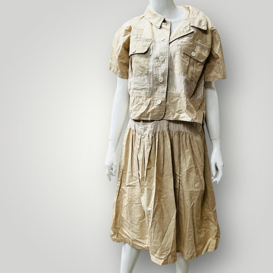 1990s nz vintage / ZAGATO by martin donnithorne / skirt, top and jacket / s (3895653456681390997)