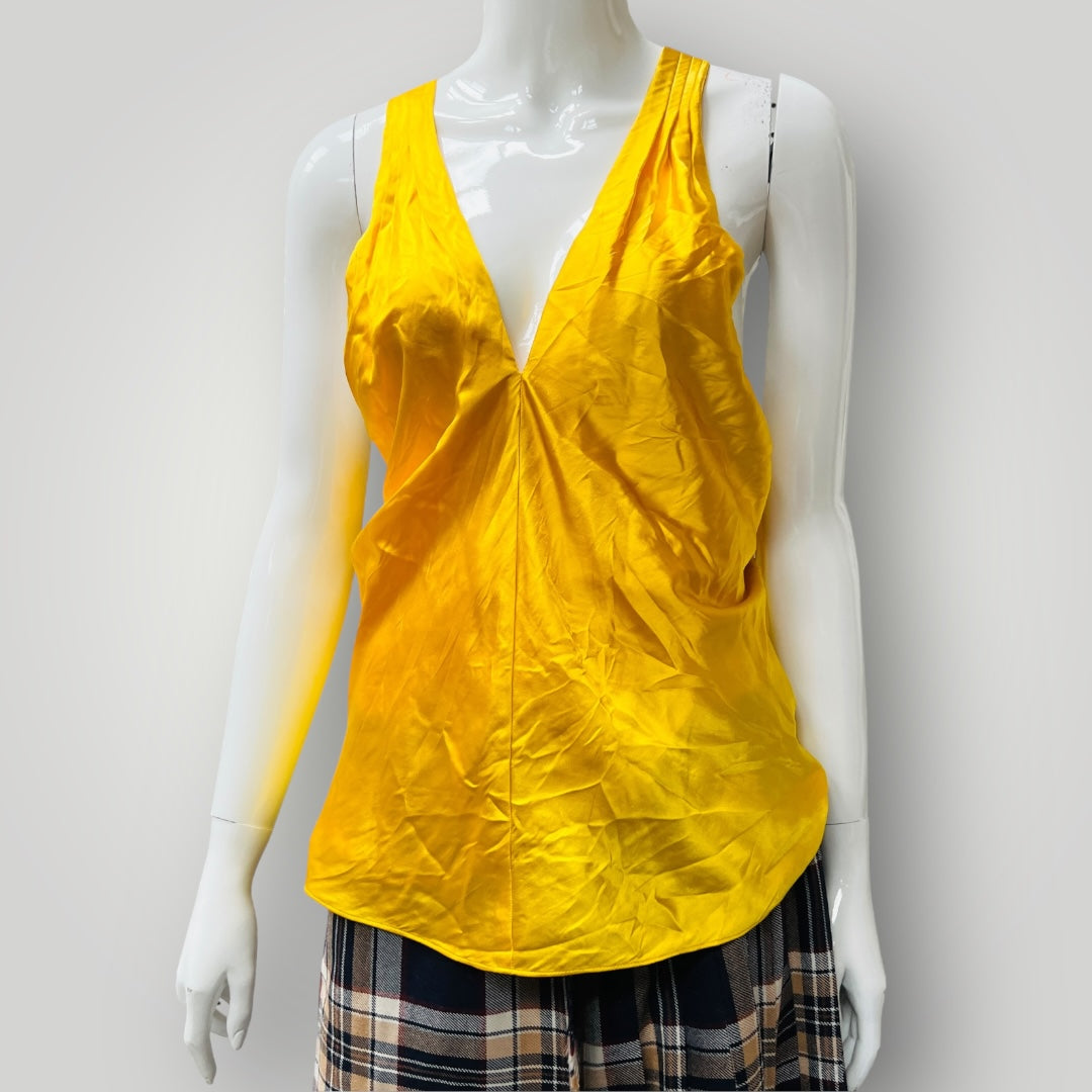 VERONICA BEARD / stewart sunset silk top / s (3895653507608444690)