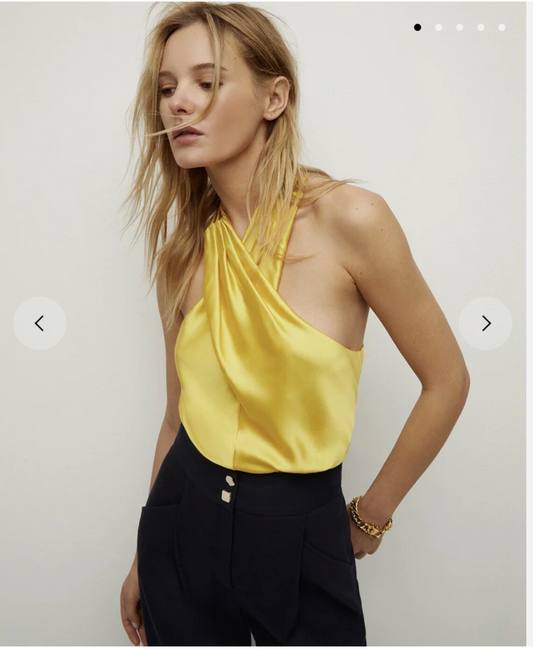 VERONICA BEARD / stewart sunset silk top / s (3895656176113054765)