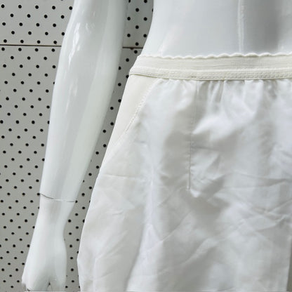 1960s british vintage / ST MICHAEL / stiff nylon half slip skirt / s (3896001220166094885)