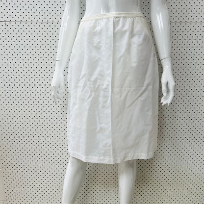 1960s british vintage / ST MICHAEL / stiff nylon half slip skirt / s (3896001221501860709)