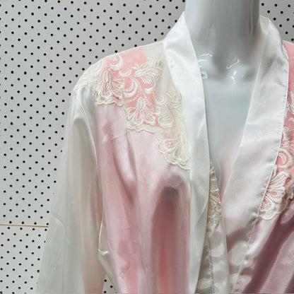vintage / TRIUMPH / satin robe / L (3896001279925959756)
