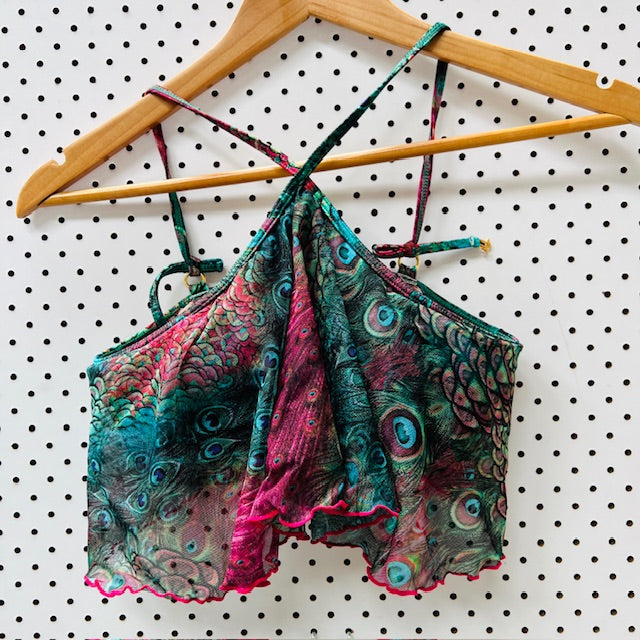 LUA MORENA / peacock coloured bikini / s/m / made in brazil (3896001321365798026)