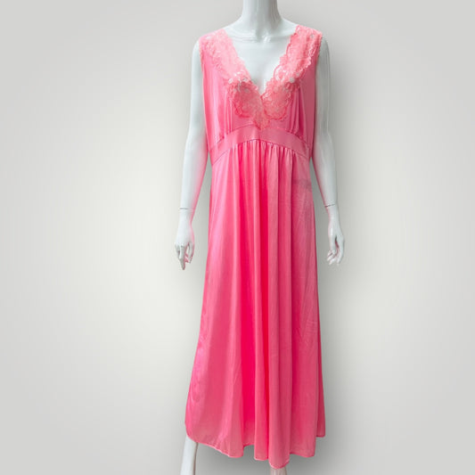 1970s / vintage slip / pink / m/l (3896001454048688595)