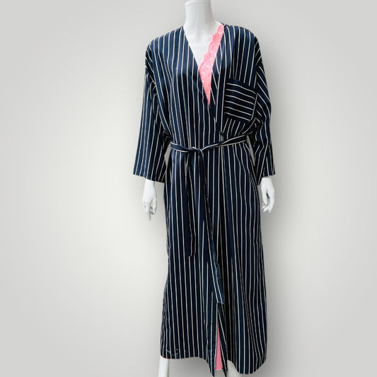 vintage / ST MICHAEL / satin robe / L/XL (3896001970773927530)