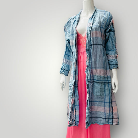 KIP + CO / french linen robe / s (3896001982719293251)