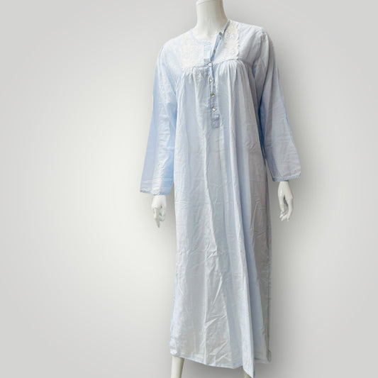 cotton / nightgown / with lace / s/m (3896001990190864965)