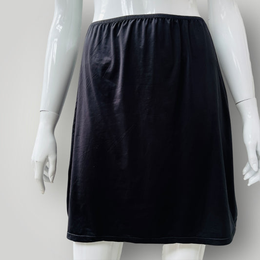 LYRIC / black half slip, lace trimmed / 12 (3896001991569652760)