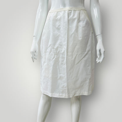 1960s british vintage / ST MICHAEL / stiff nylon half slip skirt / s (3896001995750765351)