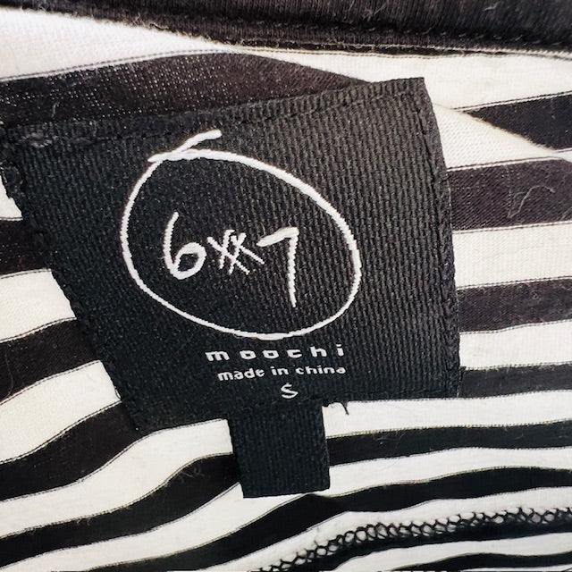 MOOCHI / short sleeved striped dress / s (3896160668379730602)