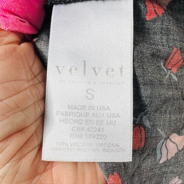 VELVET / graham + spencer / floral dress / made in usa / s (3896160689494339553)